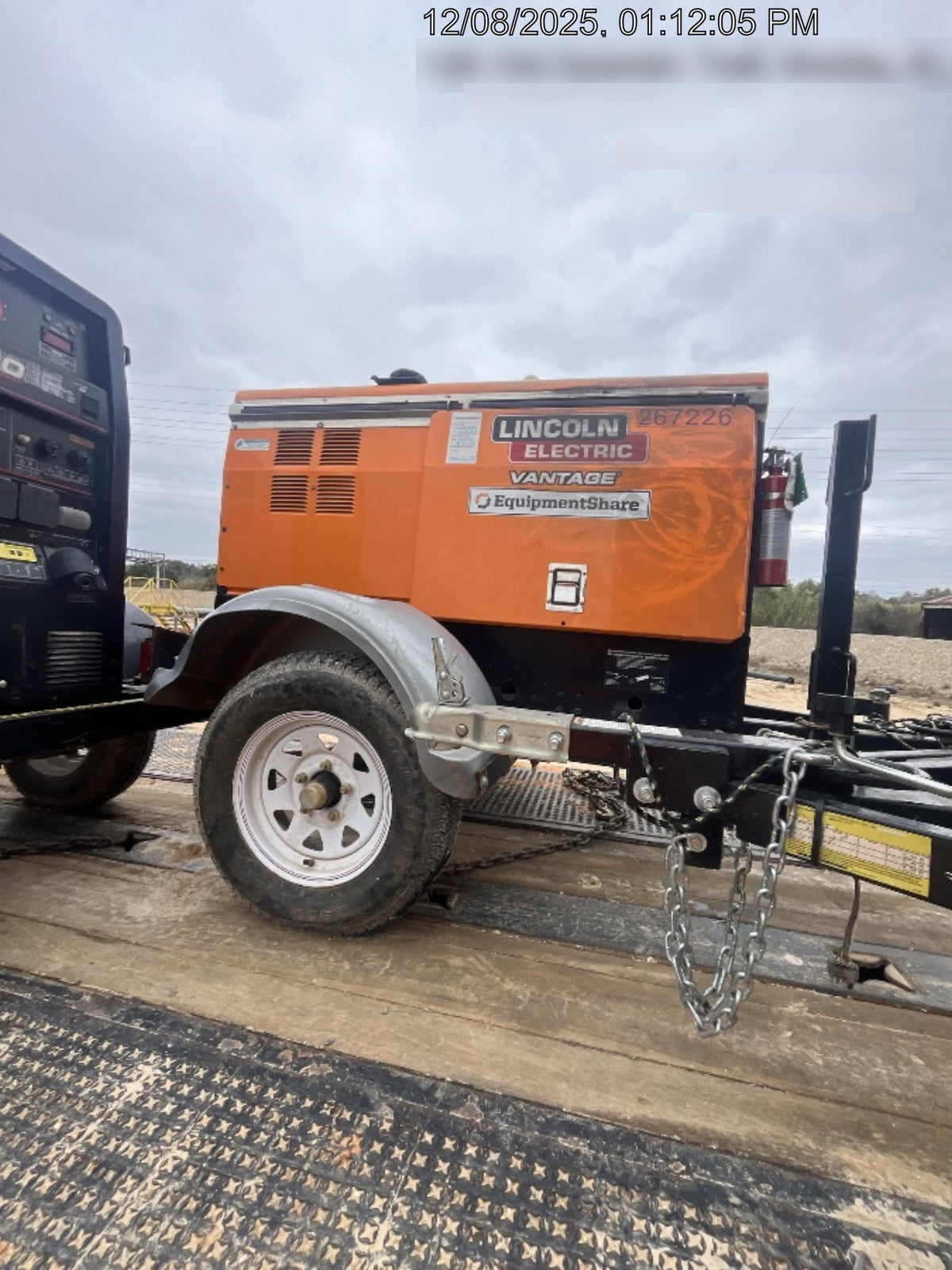 2021 Lincoln Electric Vantage 322 Vantage 322 Ready Pak 3 w/ Decals, ORANGE (includes trailer, cable rack, fender light kit) NO Telematics