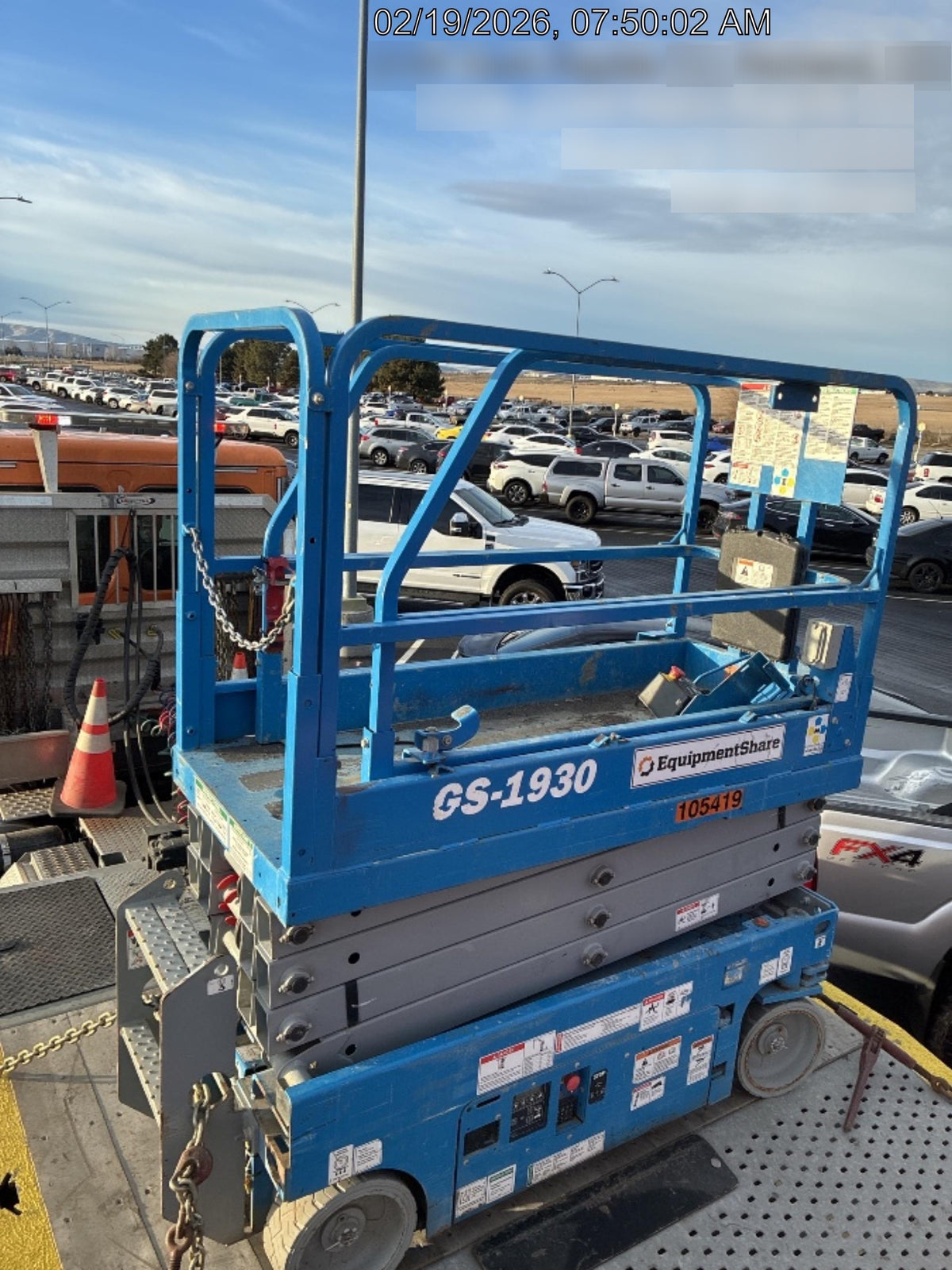 2020 Genie GS-1930 Standard Machine, 800W Inverter
