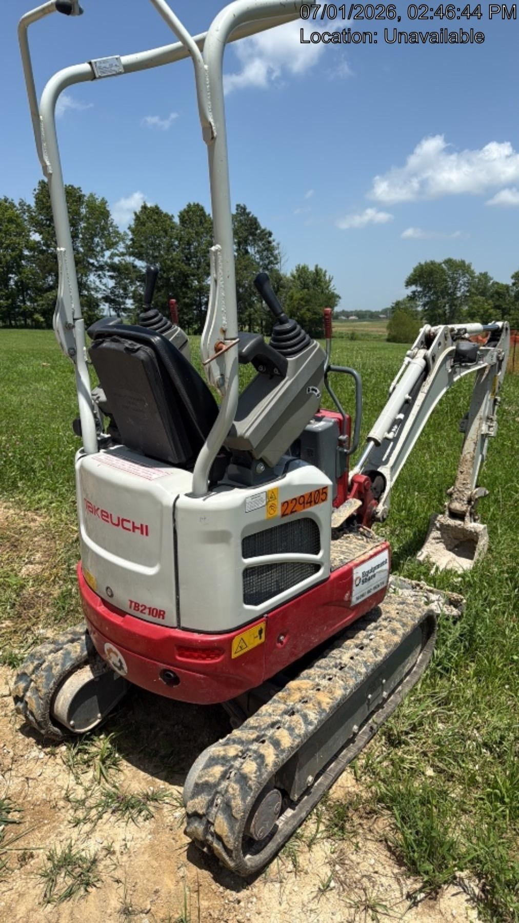 2022 TAKEUCHI TB210R