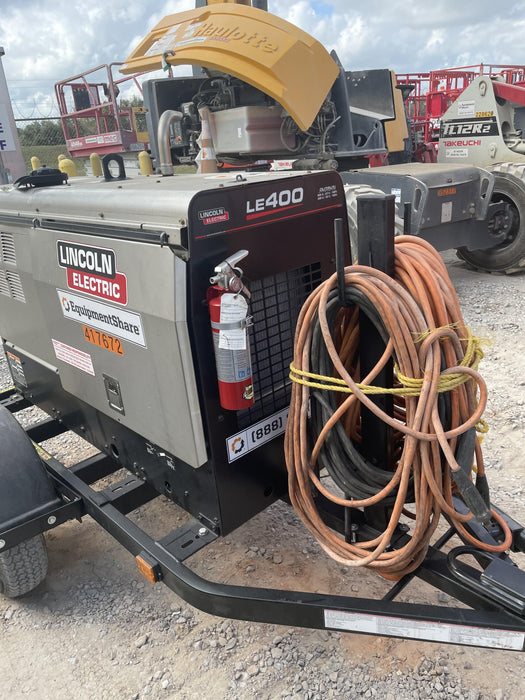 2024 Lincoln Electric LE400 Kubota V1505, Trlr, Cable Rack, Light Kit, ES Decals, T3
