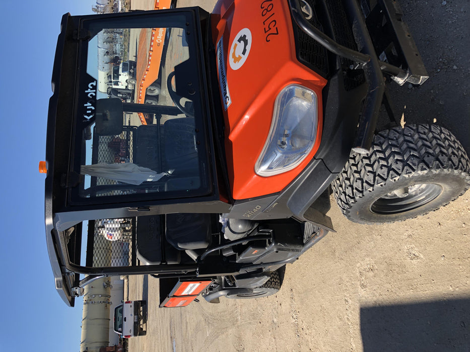 Kubota RTV-X1140W-H 4wd Utility Cart, LED Strobe, Windshield Tempered Glass, Pastic Canopy, Wire Harness Kit, Backup Alarm