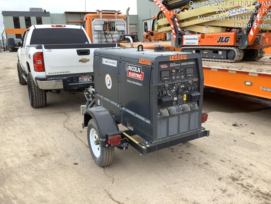 2021 Lincoln Electric Dual Maverick 200/200X Ready Pak 3 (includes trailer, cable rack, fender light kit)