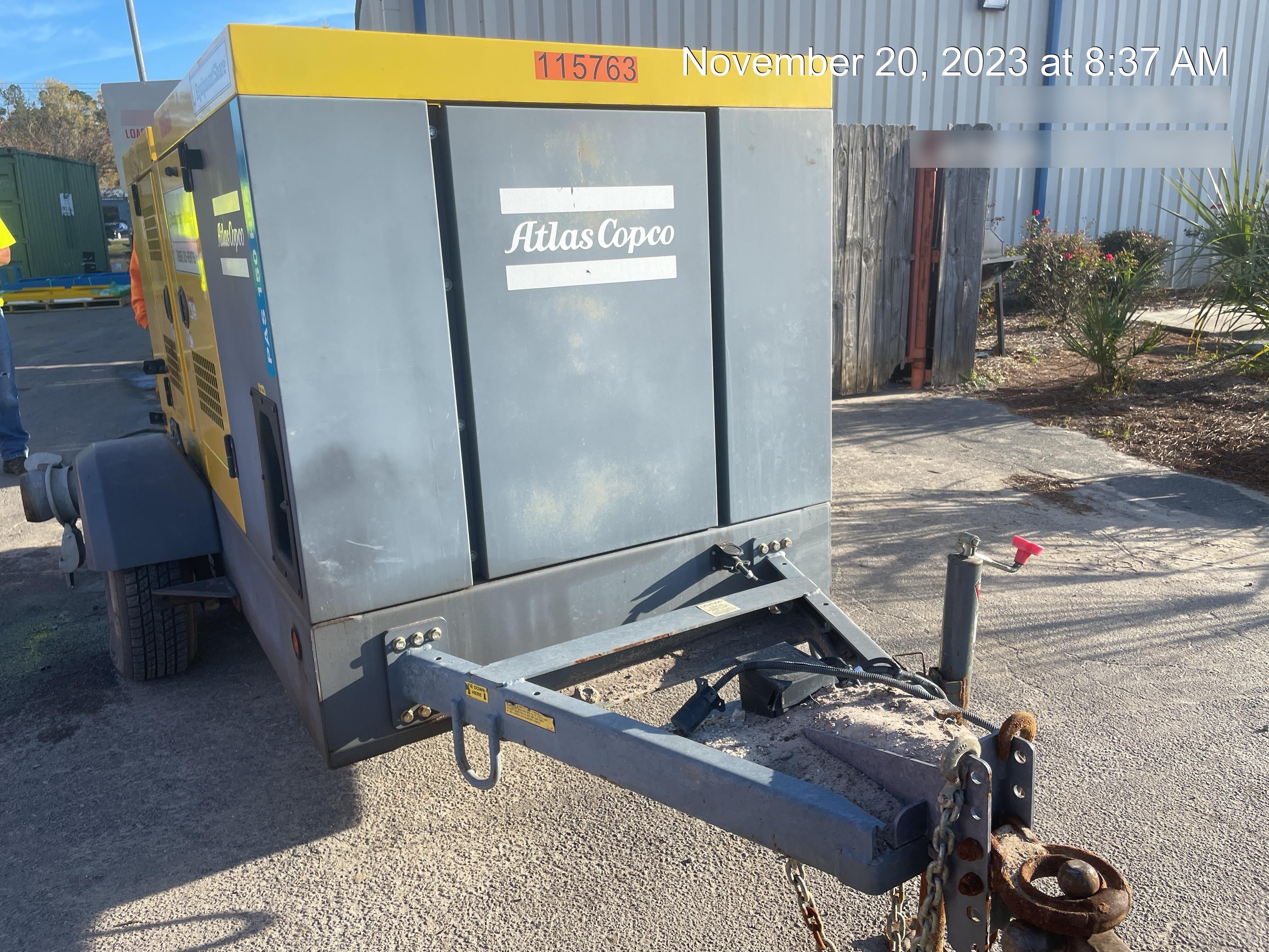 2020 ATLAS COPCO PAS 150 HF CS Enclosed
