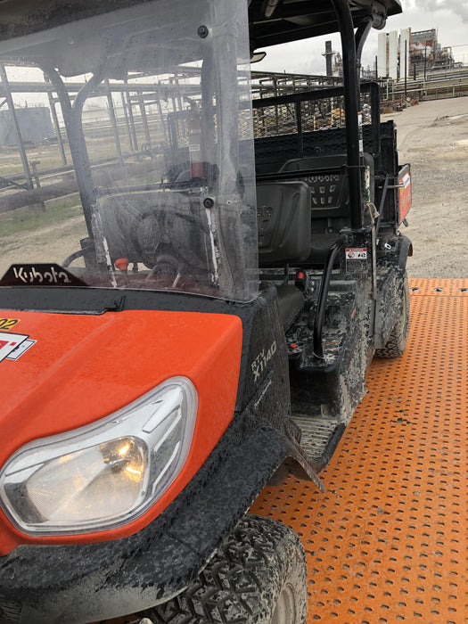 2021 Kubota RTV-X1140W-H Plastic Canopy, Windshield Acrylic Clear, LED Strobe Light, Wire Harness Kit, Back up Alarm