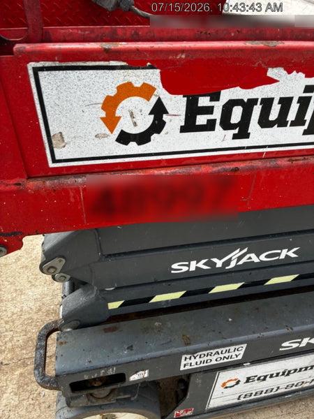 2019 Skyjack SJIII-3219 Standard Options, Trojan Batteries