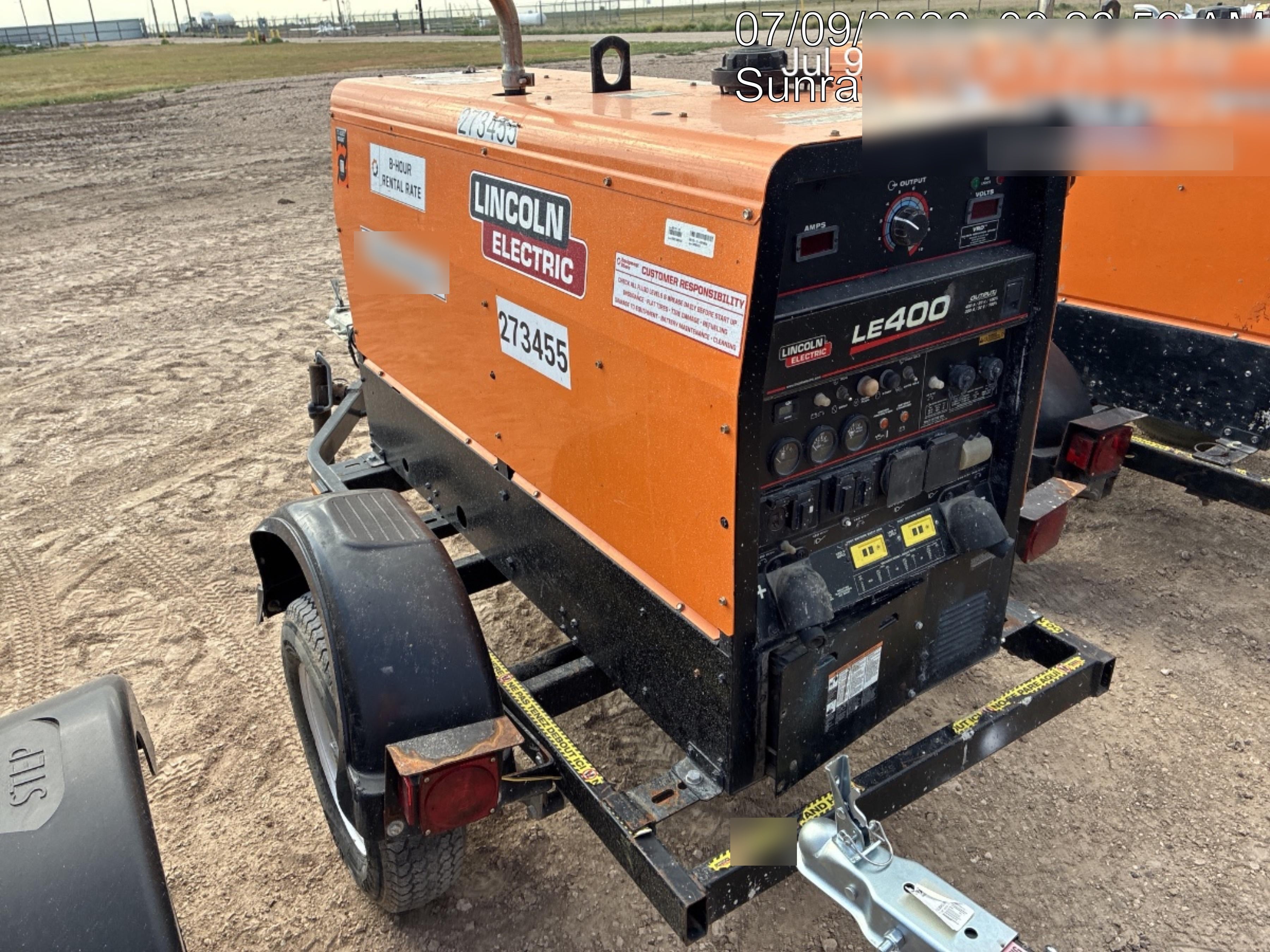 2022 Lincoln Electric LE400 Kubota V1505, Trlr, Cable Rack, Light Kit, ES Decals, T3