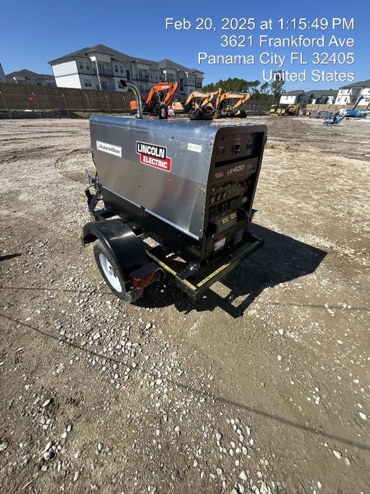 2024 Lincoln Electric LE400 Kubota V1505, Trlr, Cable Rack, Light Kit, ES Decals, T3