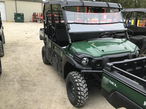 2019 Kawasaki Mule PRO-DXT Standard Options, Backup Alarm, Beacon, Plastic Hard Top, Poly Windshield, Horn Kit