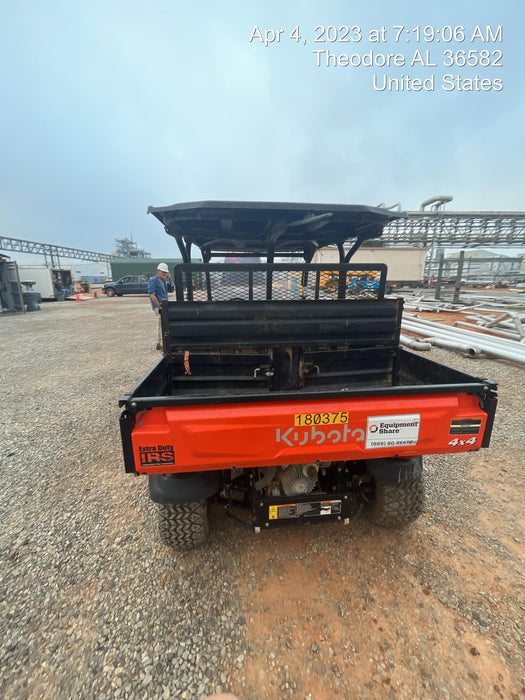2021 Kubota RTV-X1140W-H Plastic Canopy, Windshield Acrylic Clear, LED Strobe Light, Wire Harness Kit, Back up Alarm