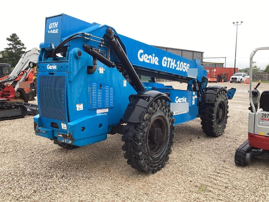 2018 Genie GTH-1056 Genie GTH-1056 w/Enclosed Cab w/HVAC, Work Lights, Solid Tires, Beacon, 60" Carriage and Forks
