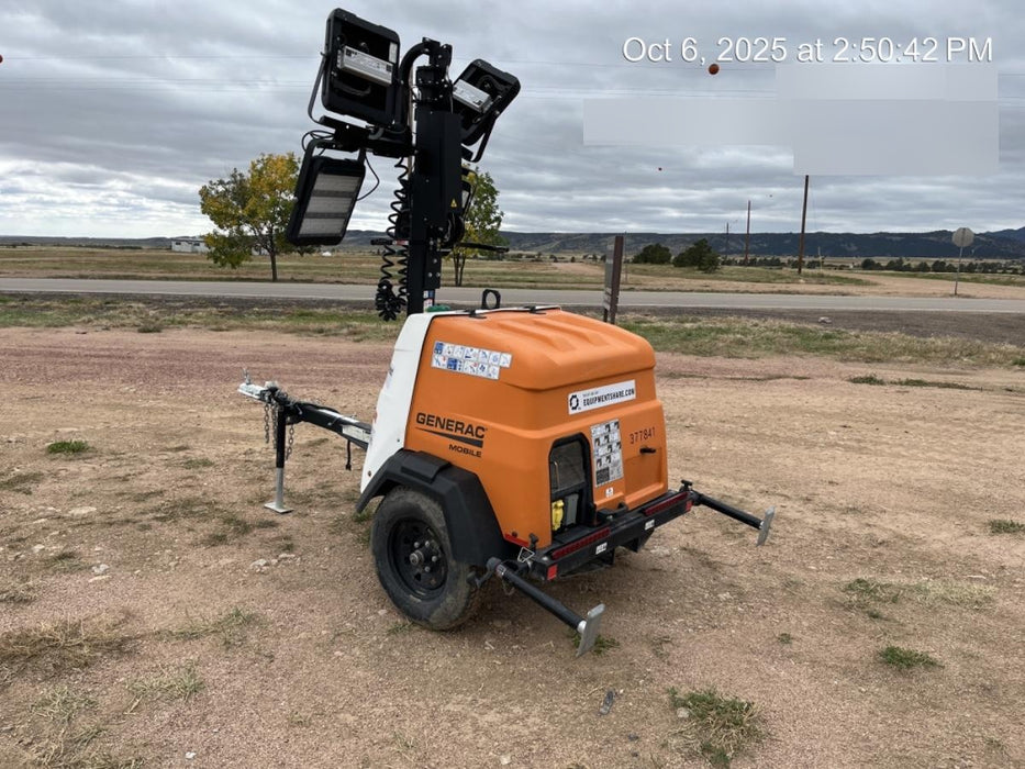 2023 Generac MLT2 Diesel, Flex Switch 120V Input, Powerzone Controller, 
(4) 320W LED Lights, 4kW Generator, 39.9 Gal Fuel Tank, 2" Ball, T3