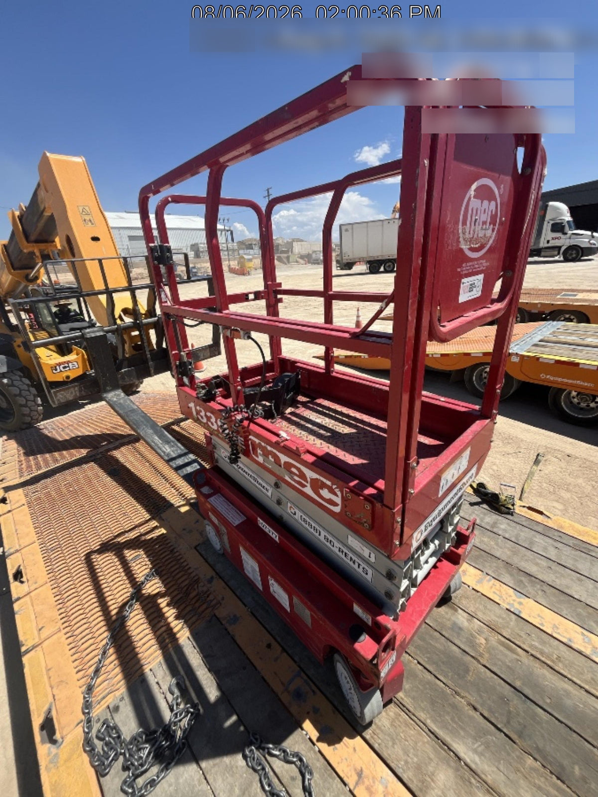 2020 MEC 1330SE Solid NM Tires, Steel Swing out Doors, LCS, Beacon, 900W Inverter
