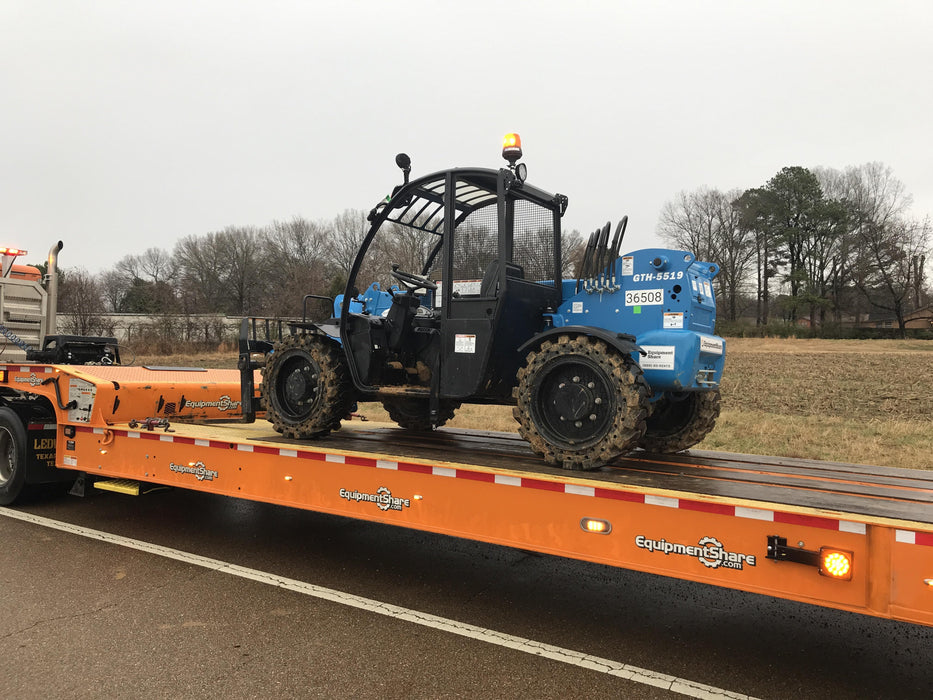 2019 Genie GTH-5519 Canopy, Solid RT Tires, LED Work Lights, Beacon\t48" Carriage, 48" Forks