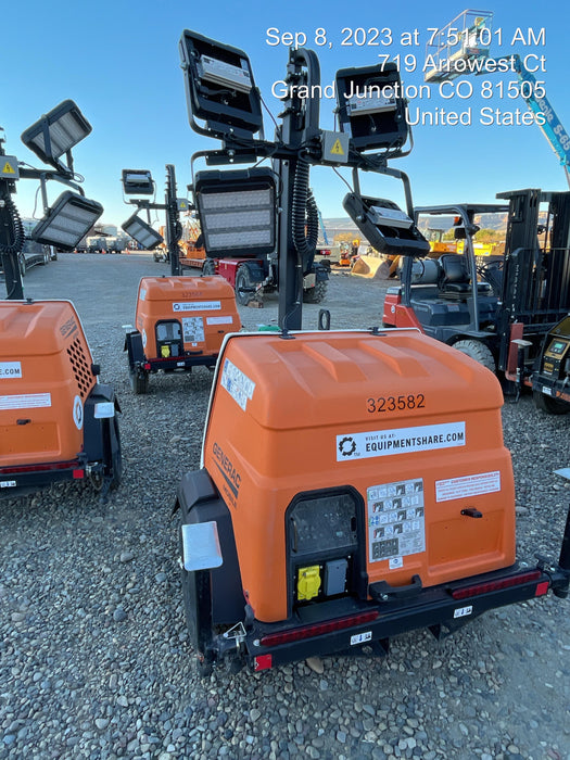 2023 Generac MLT2 Diesel, Flex Switch 120V Input, Powerzone Controller, (4) 320W LED Lights, 4kW Generator, 39.9 Gal Fuel Tank, 2" Ball, T3