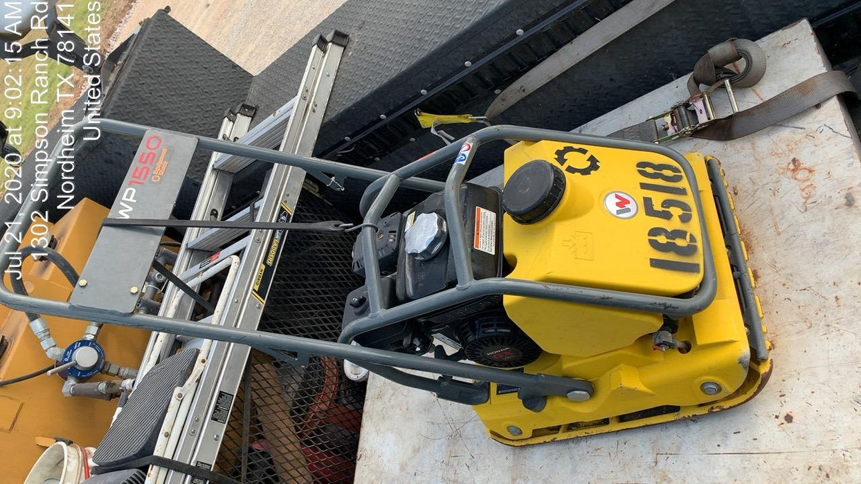 2018 Wacker Neuson WP1550AW Wacker Neuson WP1550AW Plate Compactor