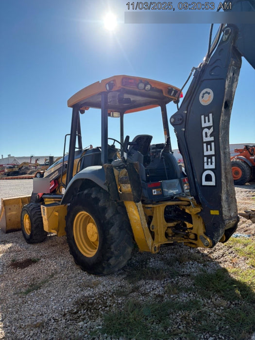 2019 John Deere 310LEP 4WD, Canopy, Standard dipper, ISO Controls, Rear Auxiliary Hydraulics w/Manual QC, Buckets: 12”, 18”, and 24”