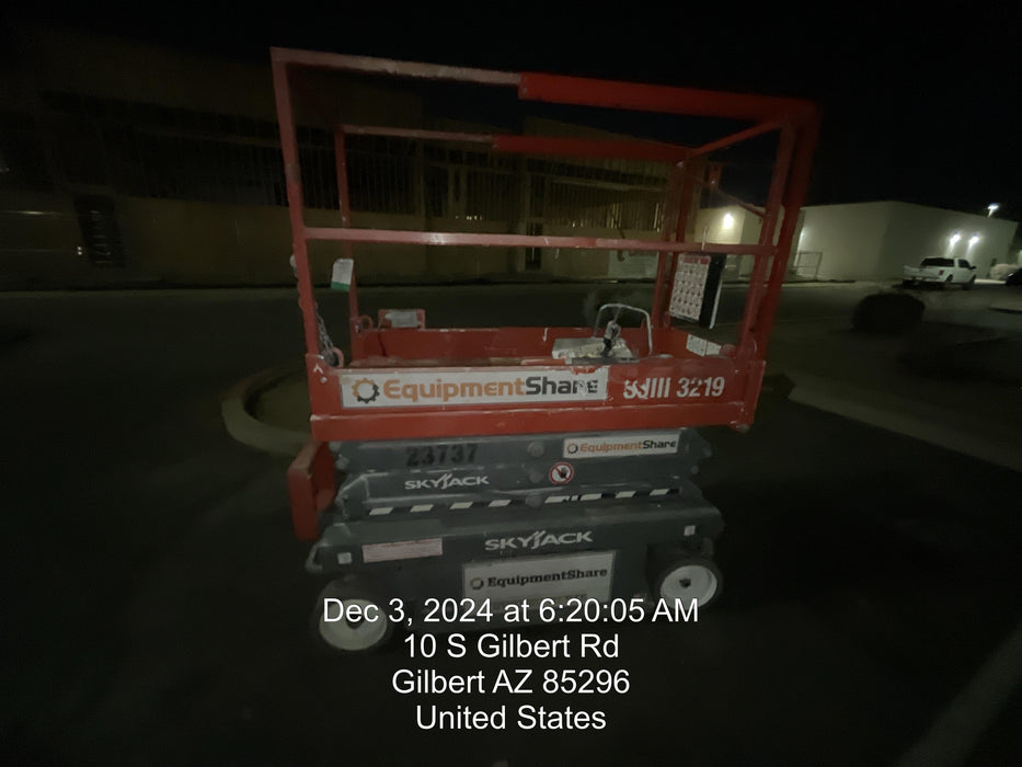 2019 Skyjack SJIII-3219 Skyjack SJIII3219 Standard w/Trojan Batteries
