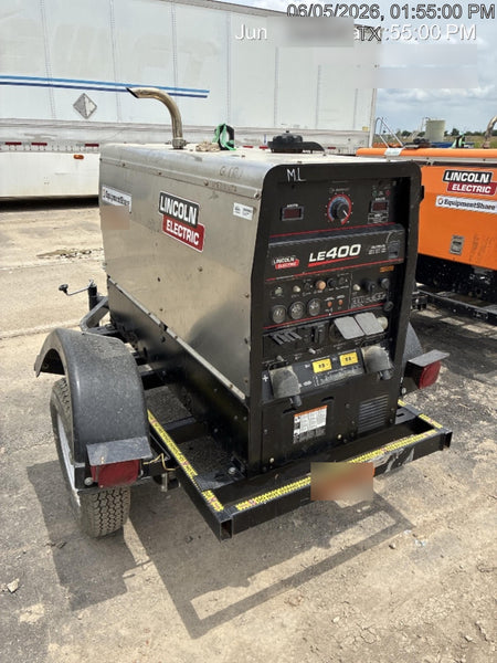 2024 Lincoln Electric LE400 Kubota V1505, Trlr, Cable Rack, Light Kit, ES Decals, T3