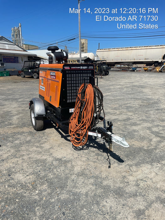2022 Lincoln Electric Vantage 549X Crosslink Technology, Trailer Mounted, ES Decals, T3