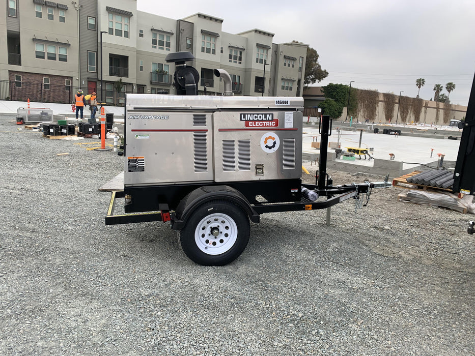 2021 Lincoln Electric Air Vantage 566 Air Vantage 566X Ready Pak 3 (includes trailer, cable rack, fender light kit); no telematics