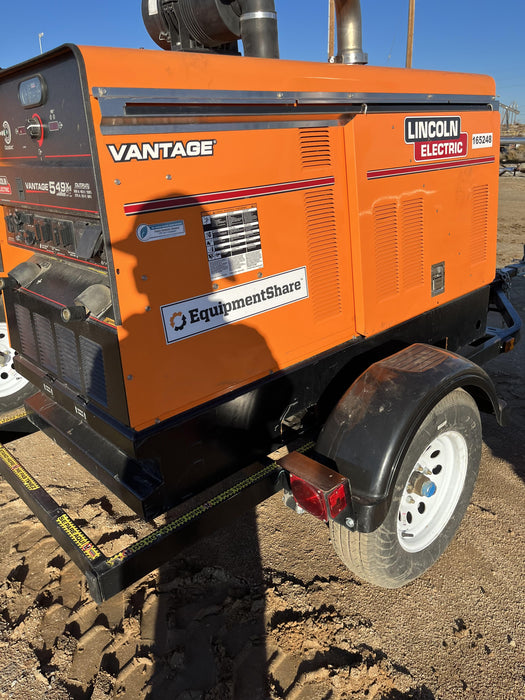 2021 Lincoln Electric Vantage 549X Ready Pak 3, ORANGE (includes trailer, cable rack, fender light kit)