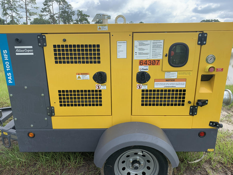 2020 ATLAS COPCO PAS 100 HF CS Enclosed