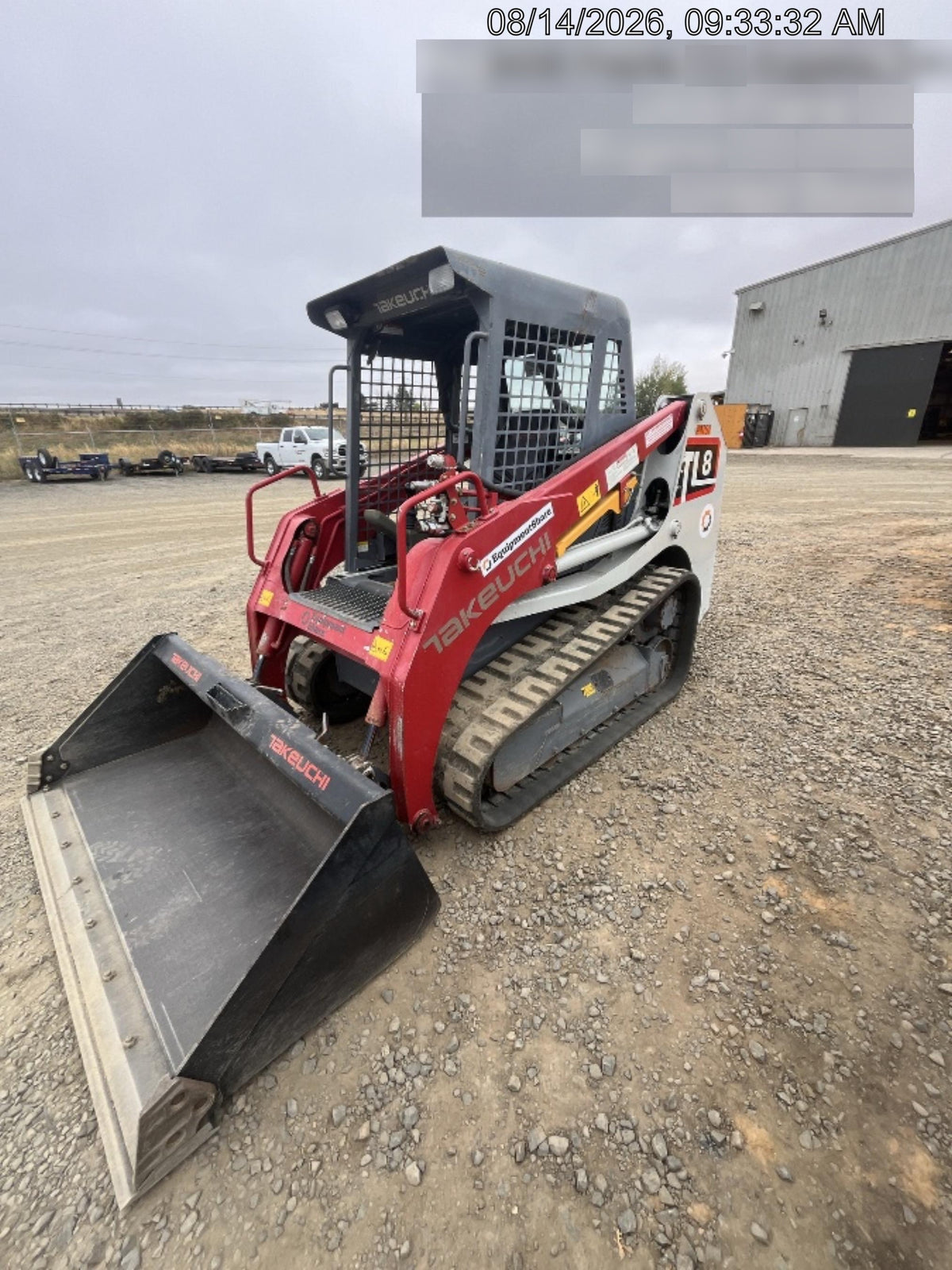 2019 TAKEUCHI TL8W
