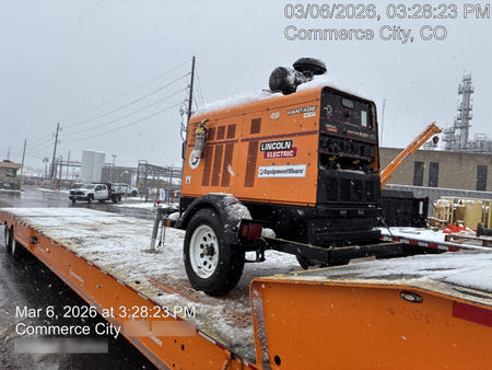 2021 Lincoln Electric Vantage 549X Ready Pak 3, ORANGE (includes trailer, cable rack, fender light kit)