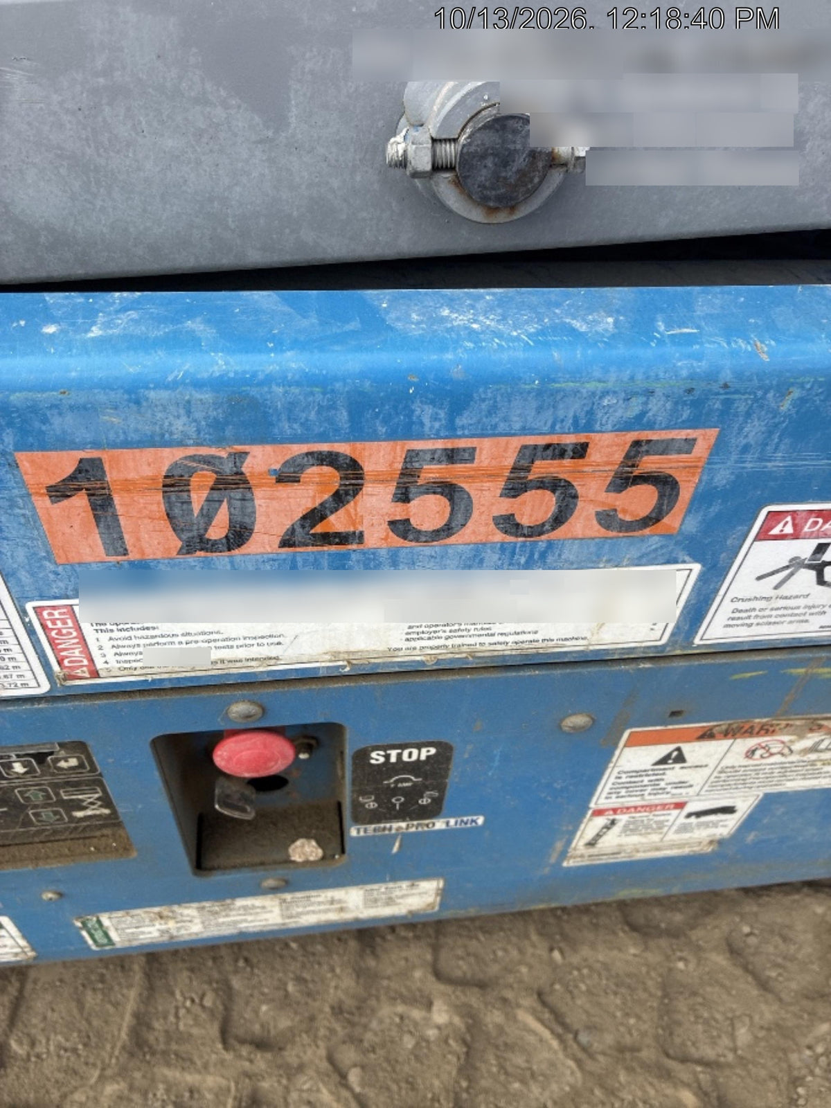 2020 Genie GS-1930 Solid Non Marking Tires, Beacon, Folding rails with half height swing gate, 800W Inverter