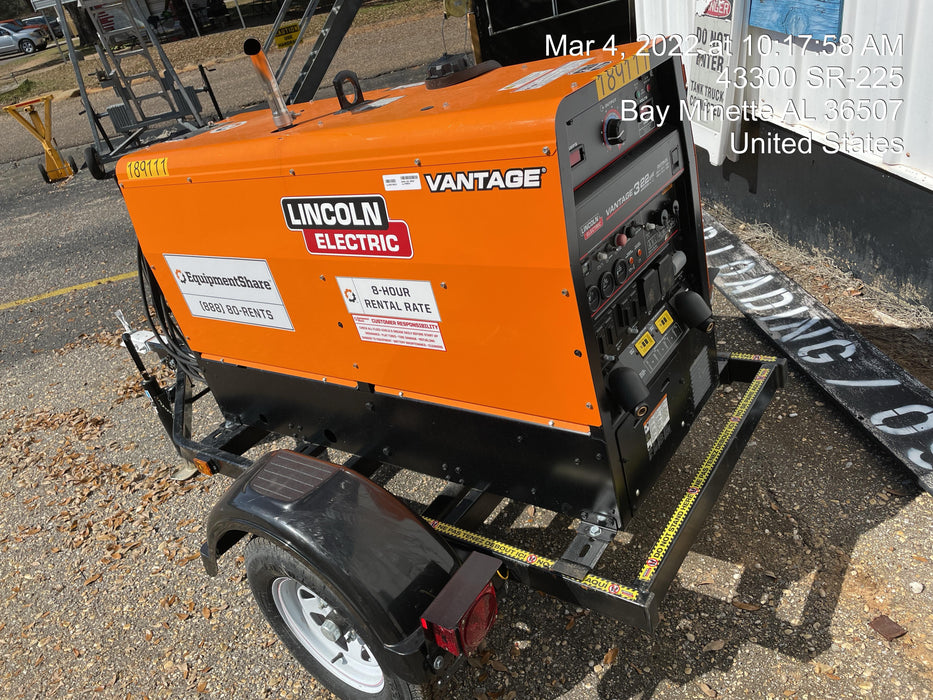 2021 Lincoln Electric Vantage 322 VANTAGE 322 READY-PAK 3