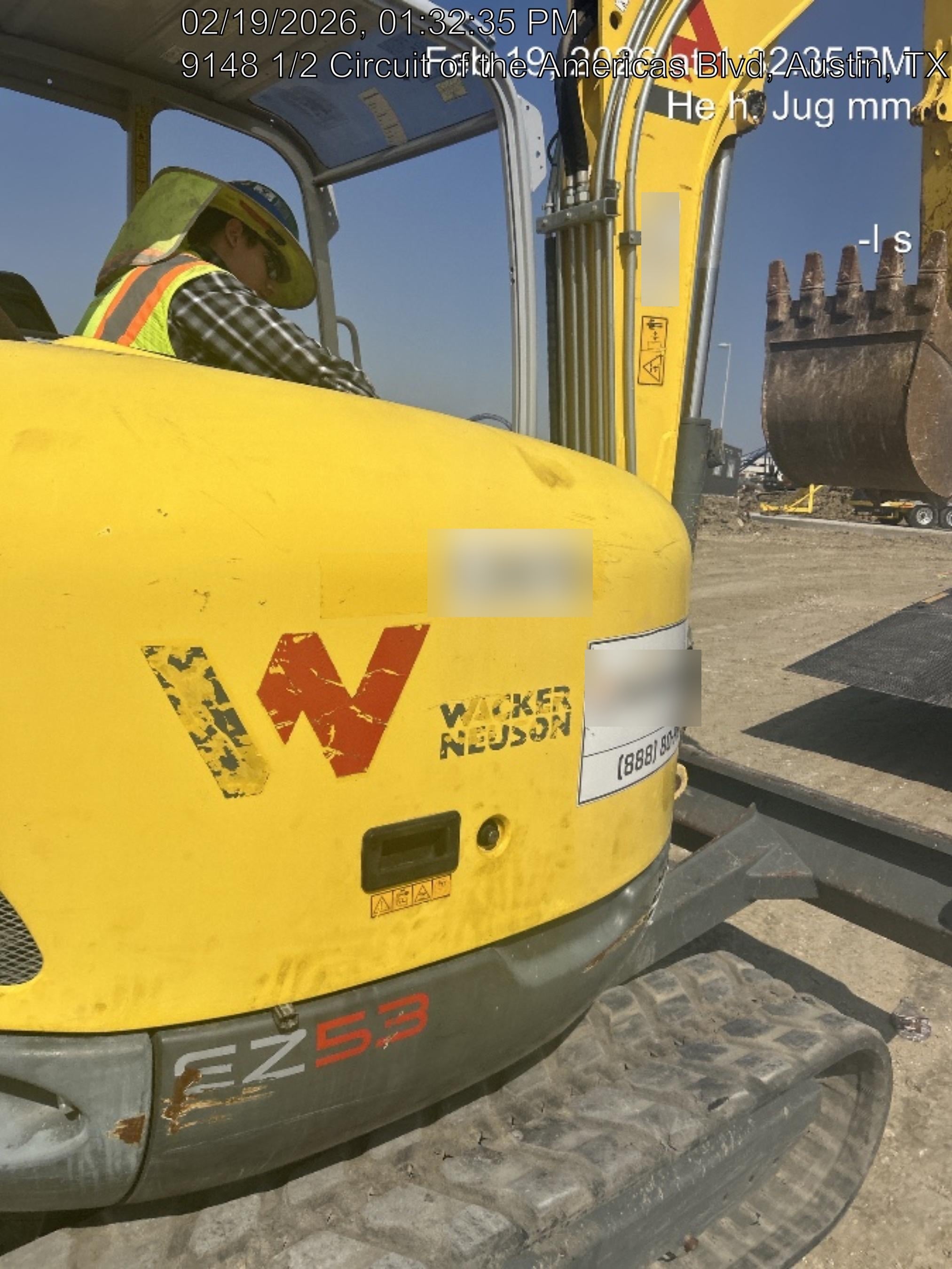 2018 Wacker Neuson EZ53 EZ53 12K Track Excavator, TRK,LGD,CNPY,PC, TRK,LGD,CNPY,PC, Manual QC, Hydraulic Thumb, Buckets: 24" , 18"