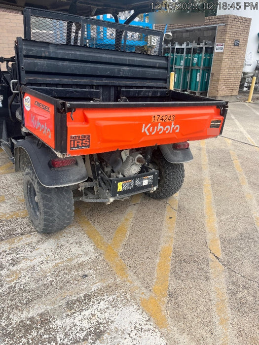 2021 Kubota RTV-X1140W-H Plastic Canopy, Windshield Acrylic Clear, LED Strobe Light, Wire Harness Kit, Back up Alarm