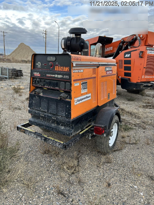 2021 Lincoln Electric Vantage 549X Ready Pak 3, ORANGE (includes trailer, cable rack, fender light kit)