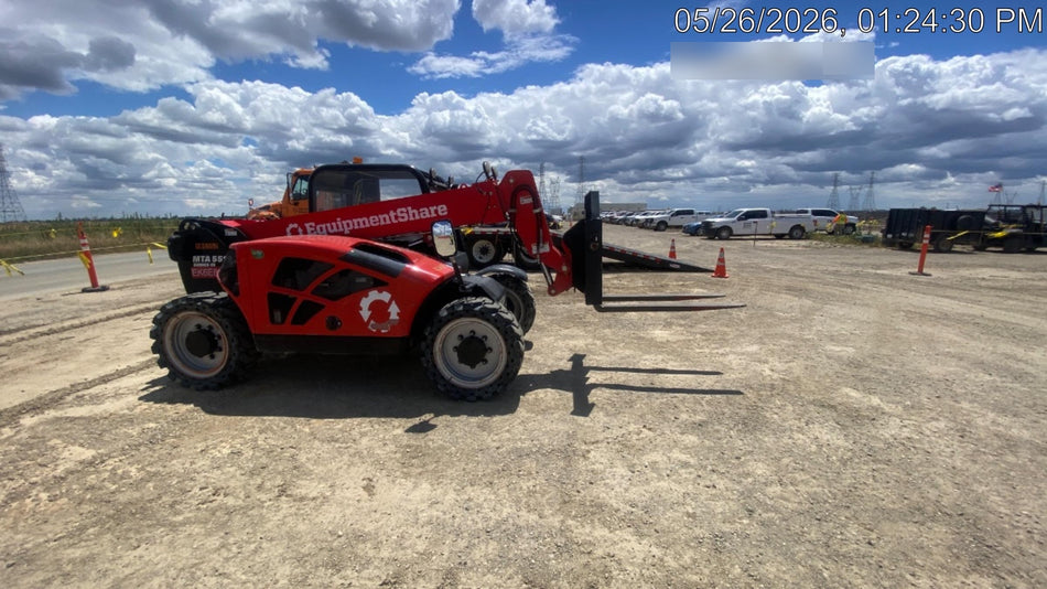 2020 Manitou MTA5519 Canopy, Solid Tires, Work Lights, Beacon, Aux Hydraulics, Back up Alarm, Mirrors, ES Keypad