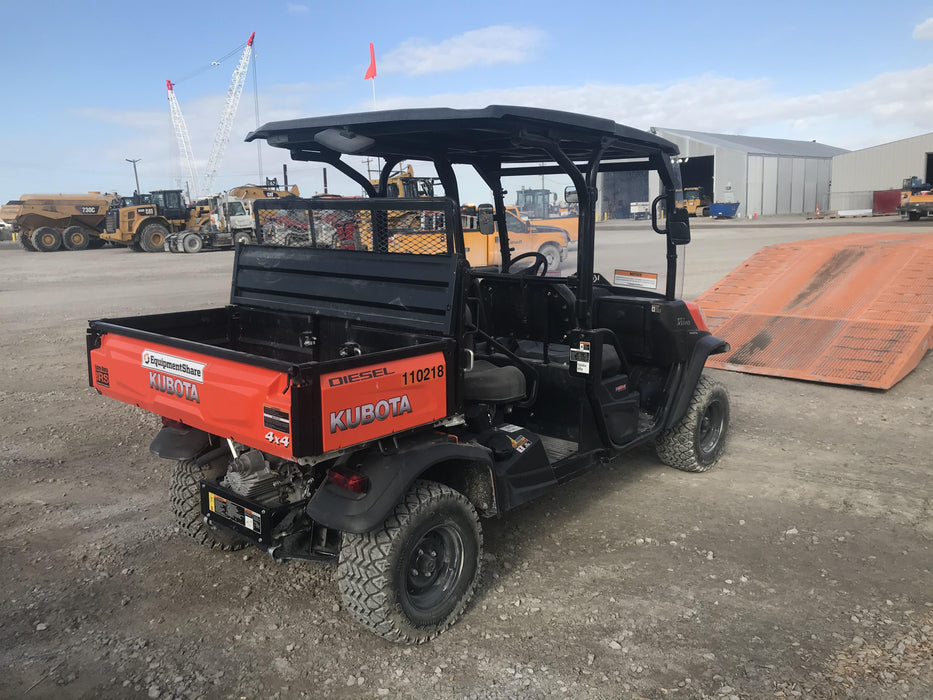 2020 Kubota RTV-X1140W-H Canopy, 4-Seater, Diesel, Windshield Acrylic Clear, Strobe Light, Backup Alarm