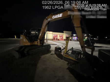 2015 Case CX80C CLOSED CAB, A/C, RUBBER TRACKS PADS, 7'-2" ARM