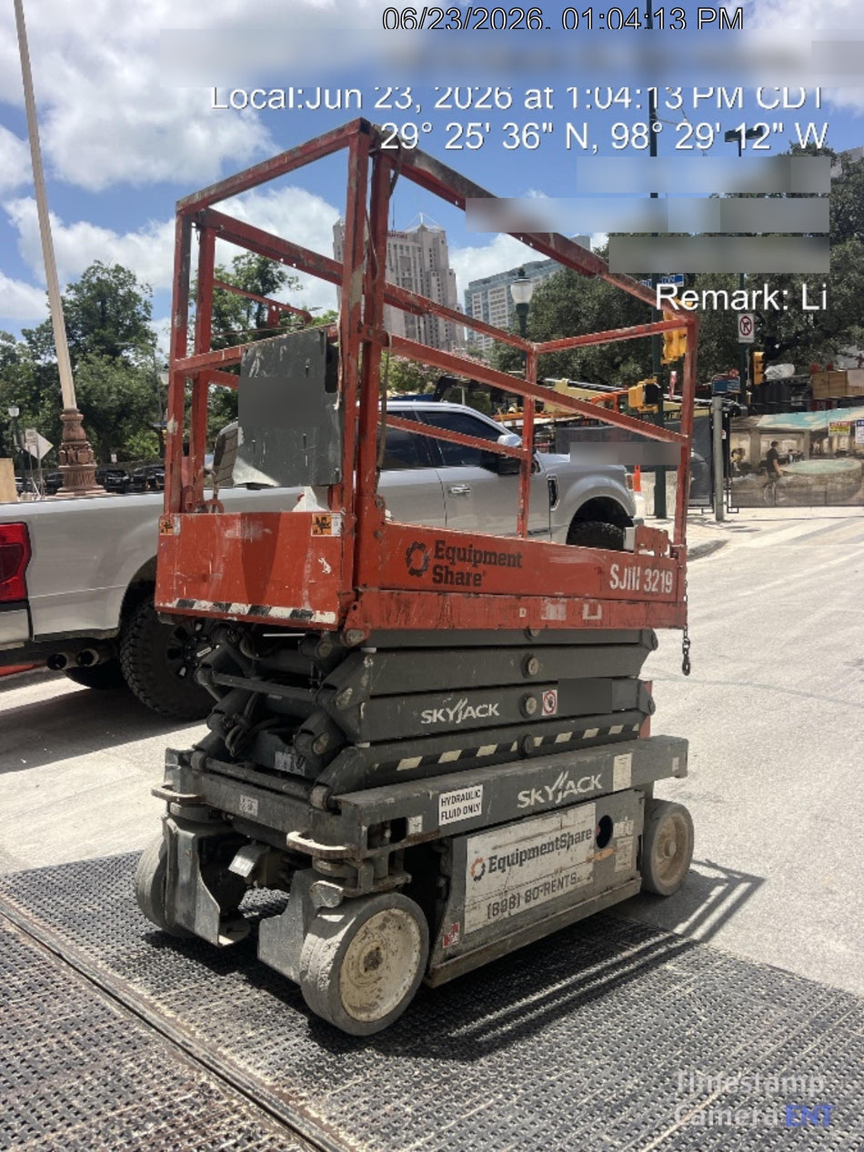 2019 Skyjack SJIII-3219 Standard Options, Trojan Batteries