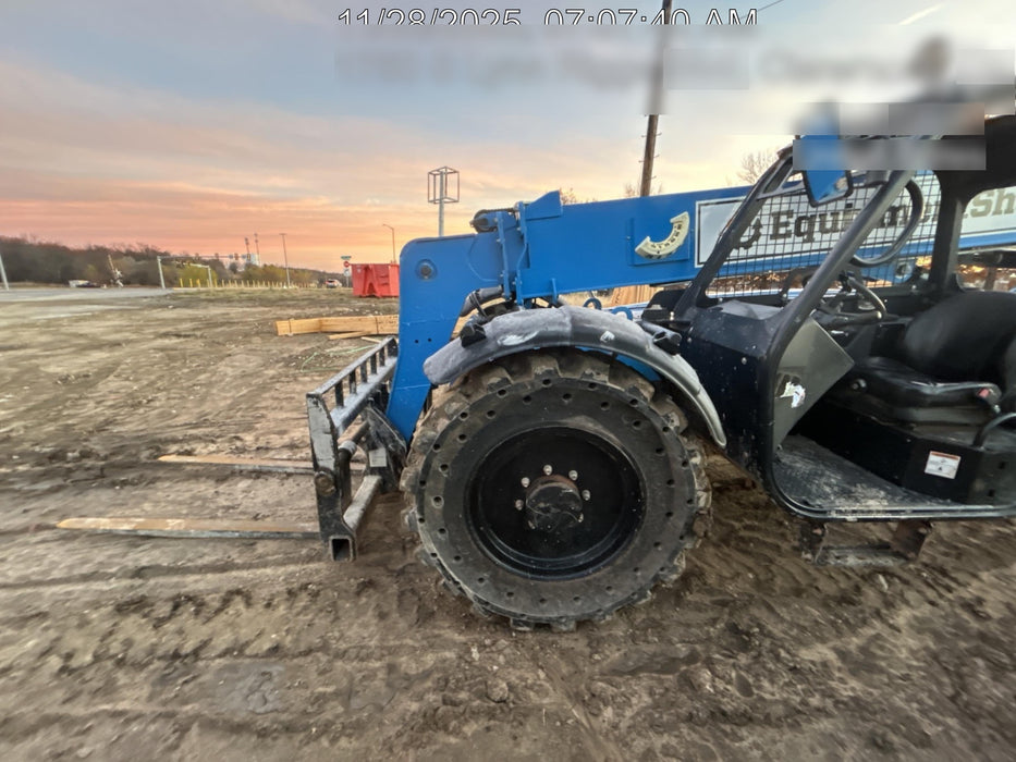 2019 Genie GTH-636 Canopy, Solid RT Tires, LED Work Lights, Beacon 60" QA Carriage, 48" Forks