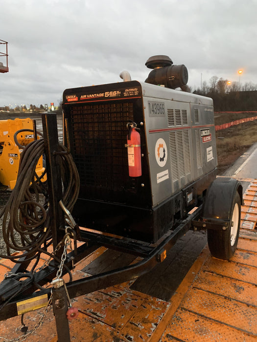 2021 Lincoln Electric Air Vantage 566 Air Vantage 566X Ready Pak 3 (includes trailer, cable rack, fender light kit); no telematics