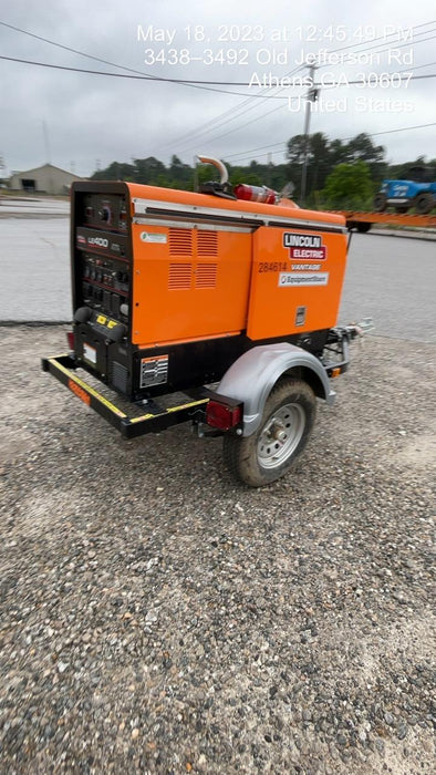 2022 Lincoln Electric LE400 Kubota V1505, Trlr, Cable Rack, Light Kit, ES Decals, T3