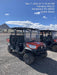 2022 Kubota RTV-X1140W-H Plastic Canopy, Windshield Acrylic Clear, LED Strobe Light, Wire Harness Kit, Back up Alarm