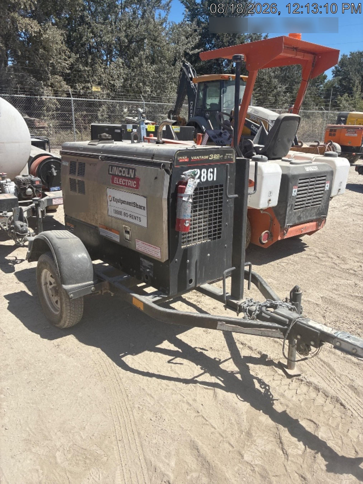 Lincoln Electric Vantage 322 Lincoln Vantage 322 Welder w/Trailer