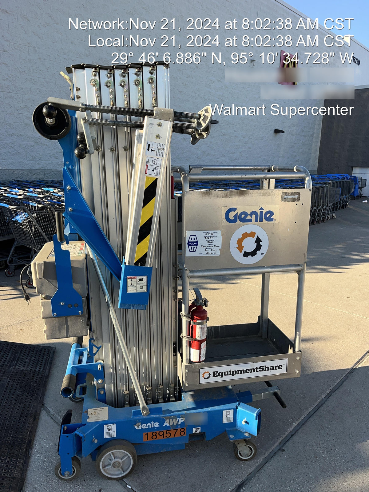 2021 GENIE AWP-30S DC