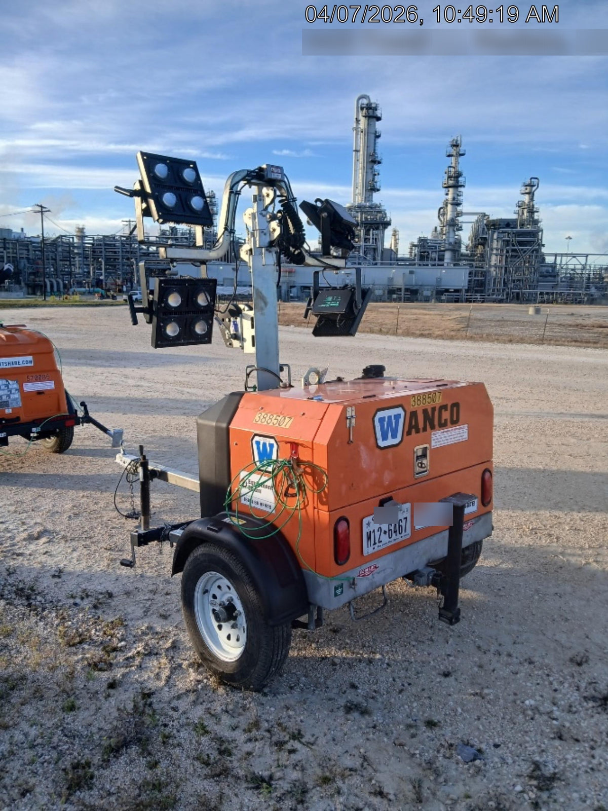 2024 Wanco WLTT-4MM4K Diesel, Deep Sea Controller, Shore Power Plug, Auto Start, (4) 350W LED Floodlights, 4kW Generator, 60 Gal Fuel Tank, 2" Ball, T3