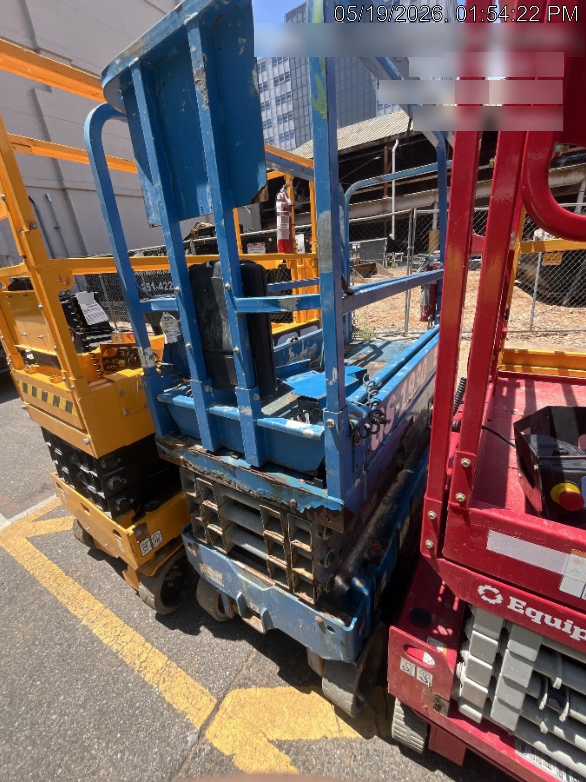 2019 Genie GS-1930 Fixed Rails with Chain Entry