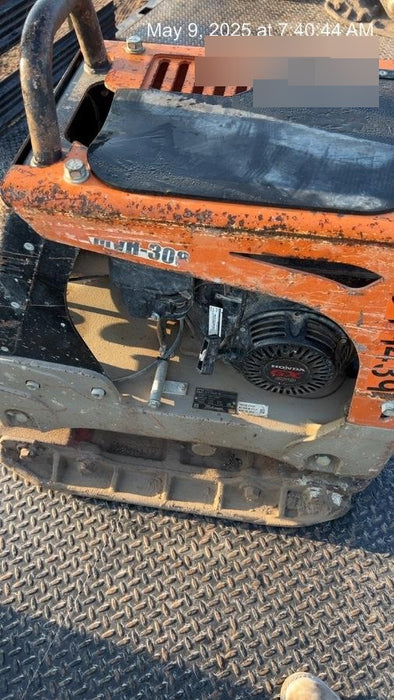 2023 Multiquip MV308GH Honda GX270, 18" Plate, Tachometer