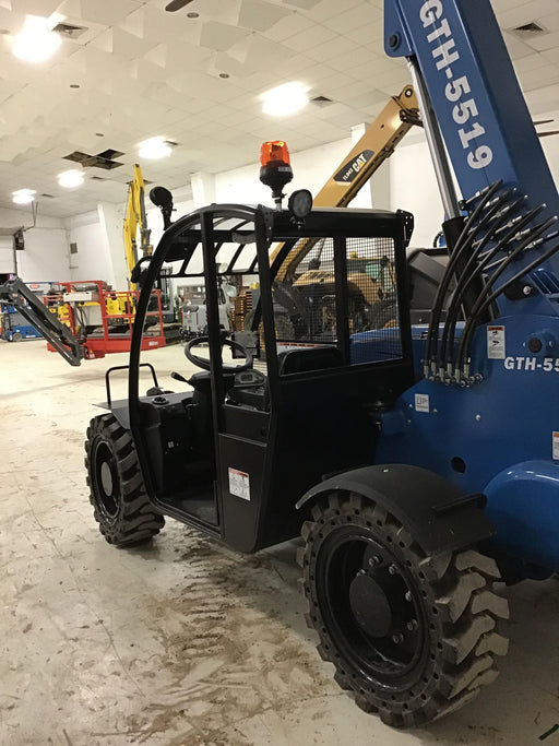 2019 Genie GTH-5519 Canopy, Solid RT Tires, LED Work Lights, Beacon, 48" Carriage, 48" Forks