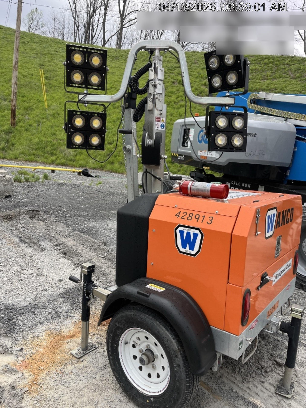 2024 Wanco WLTT-4MM4K Diesel, Deep Sea Controller, Shore Power Plug, Auto Start, (4) 350W LED Floodlights, 4kW Generator, 60 Gal Fuel Tank, 2" Ball, T3