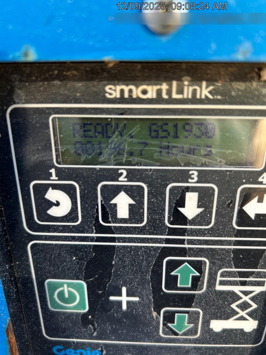 2019 Genie GS-1930 Fixed Rails with Chain Entry