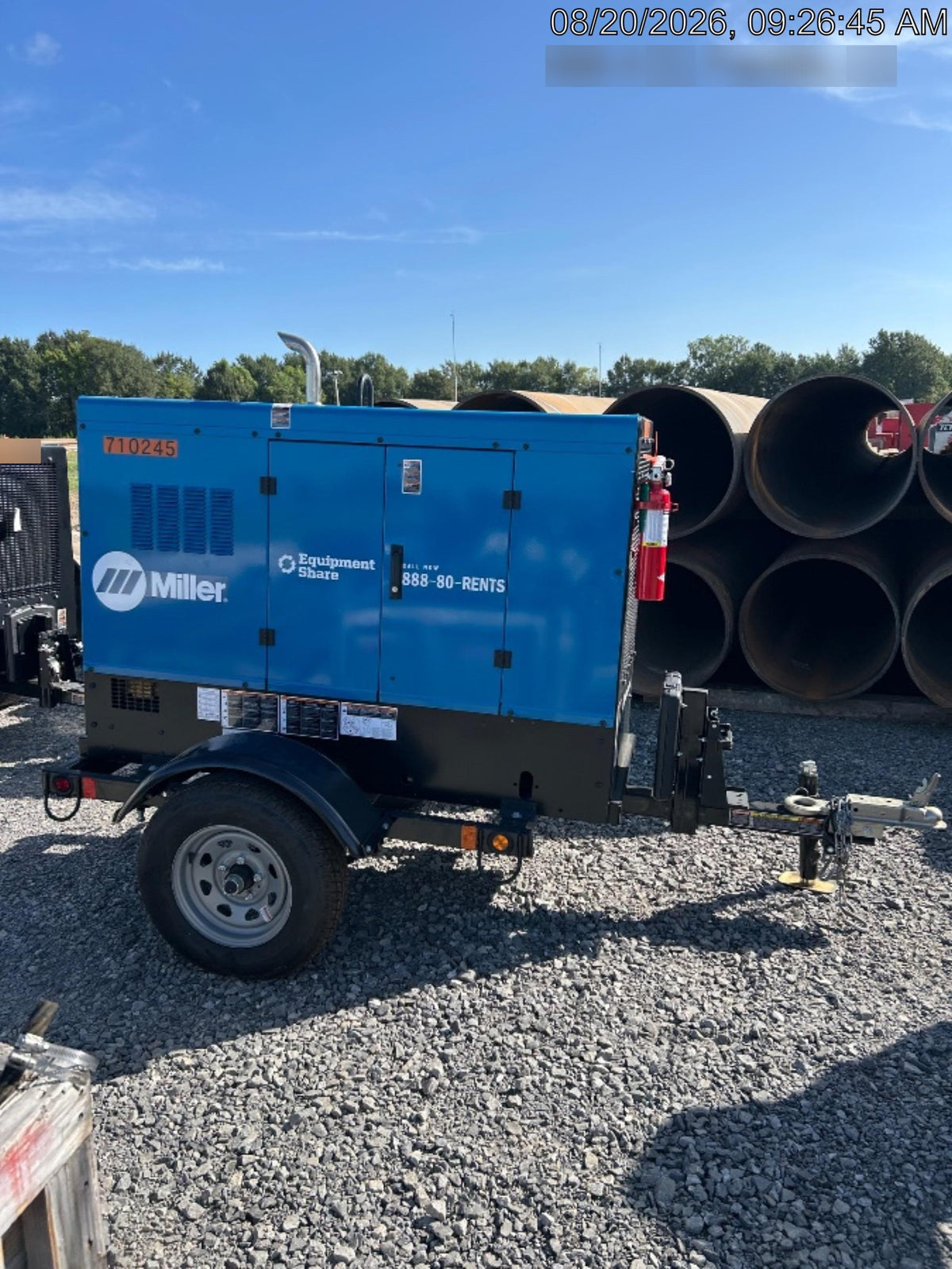 2026 MILLER ELECTRIC BIG BLUE 500